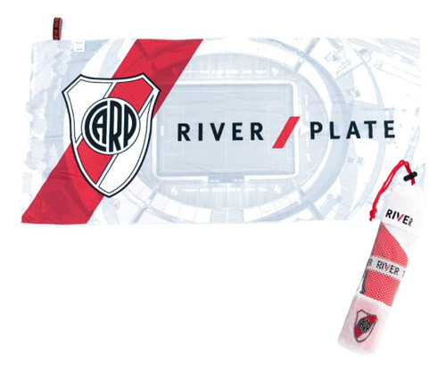 Toallón Secado Rapido Licencia Oficial Cuadros River/boca