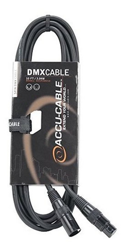 Cable Dmx Ac5pdmx10 De 10 Pies Y 5 Pines De Adj Products, Ne