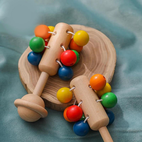 Sonajero De Madera Para Bebé