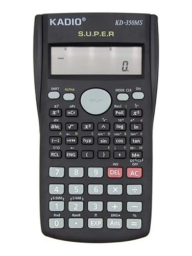 Calculadora Cientifica Kadio 350ms 240 Funciones / 2 Líneas