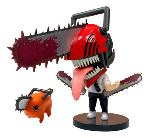 Figura Anime Denji + Pochita Chibis Chainsawman