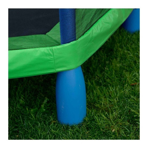 Imagen 3 de 4 de Trampolín Brincolin Con Red De Protección 2.13 X 1.87 M Niño