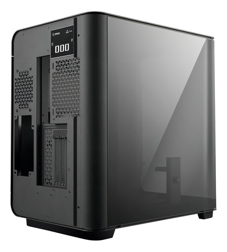 Armário UBS-c de vidro temperado Msi Meg Maestro 700l Pz e-ATX de meia torre de vidro temperado