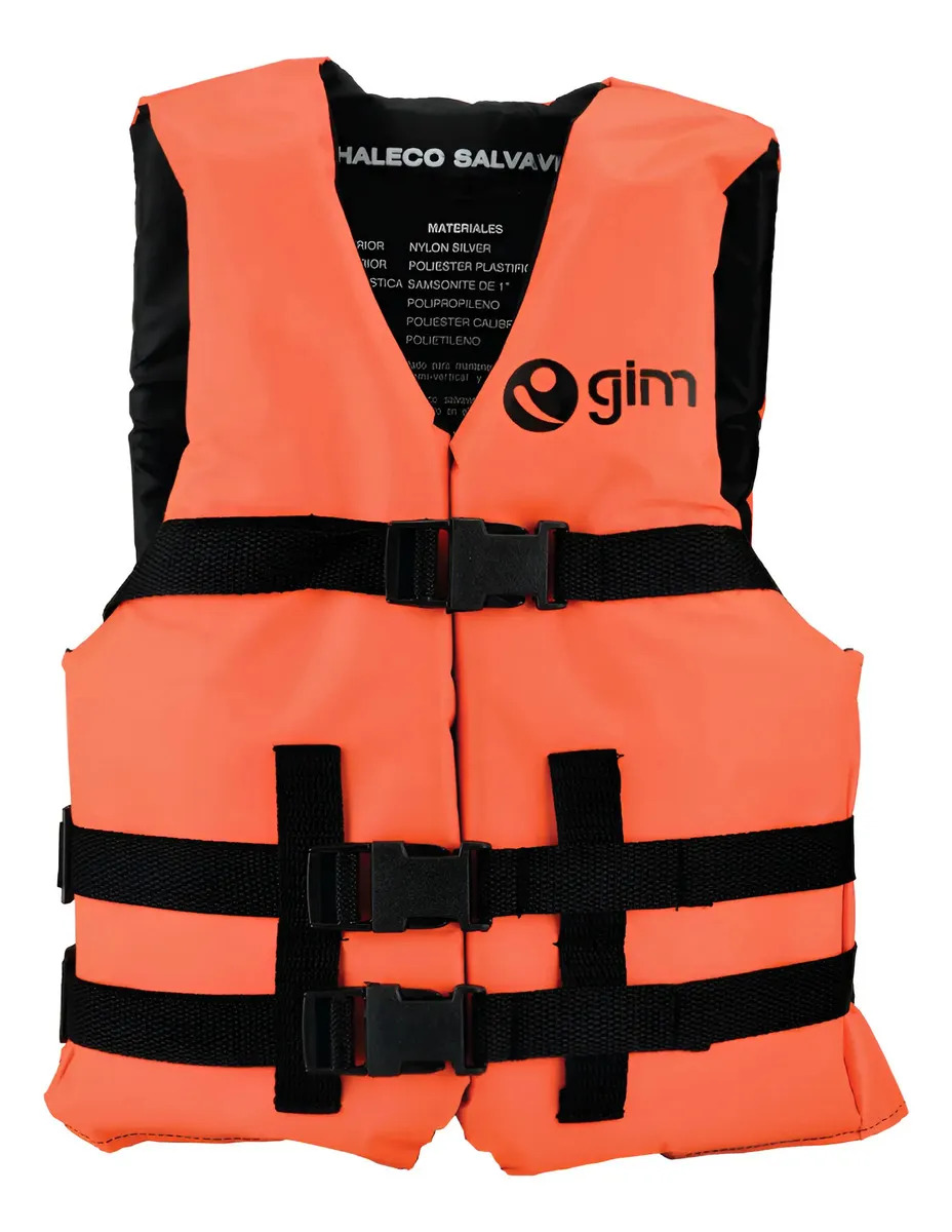 Chaleco Salvavidas Profesional Tallas Chicas Ecom Color Naranja Talla 45 KG