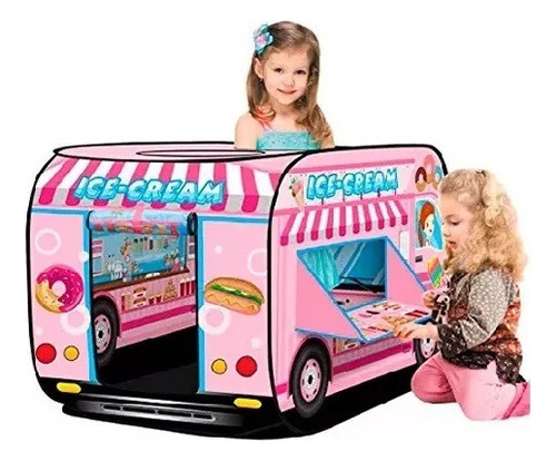 Carpa Infantil Candy Bar Carro De Helado Premium 