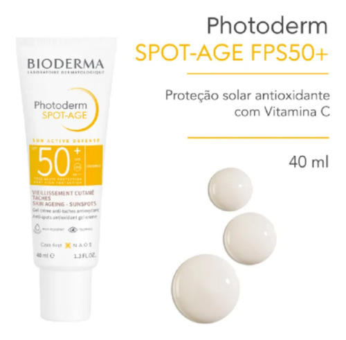 Bioderma Photoderm Spot-age Fps50 Protetor Solar Facial 40ml