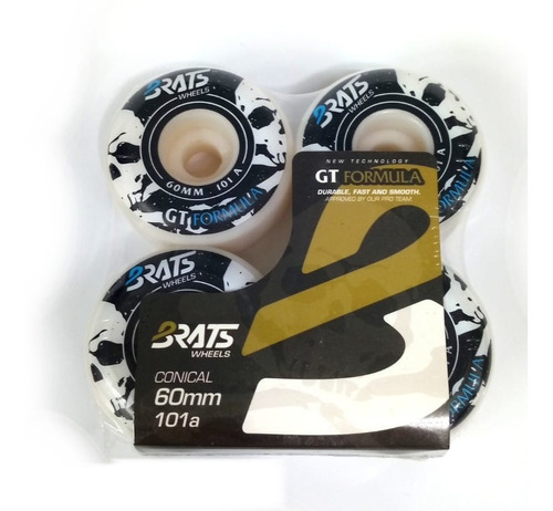 Imagem 2 de 3 de Rodas Brats 60 Mm 101a Gt Formula Importadas