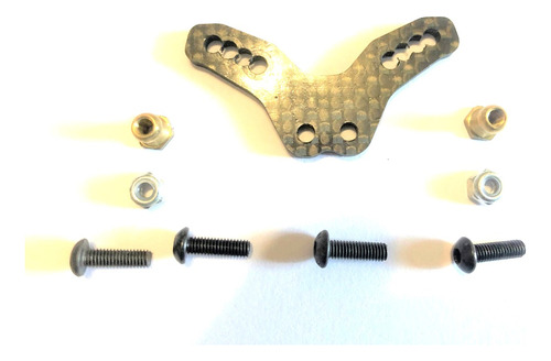 3racing Suporte Dos Amortec Diant Fibra Carbono Tamiya M06 (Usado)
