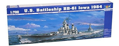 Modelos - Trumpeter 1/700 Uss Iowa Bb61 Battleship 1984 Mode