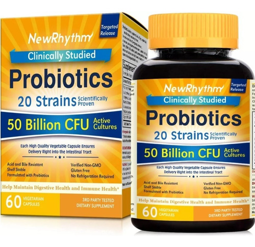 Probióticos 50 Billones Newrhyt - L a $128250