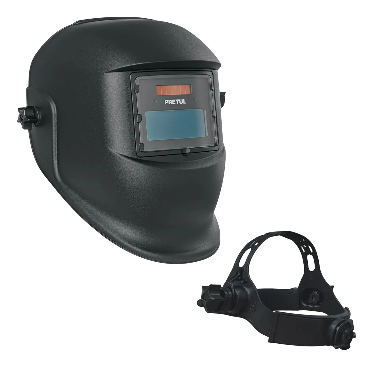 Careta Electrónica Para Soldar Sombra 9-13 Color Negro Pretul CAREL-11P