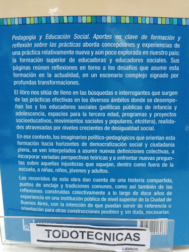 Imagen 2 de 4 de Pedagogía Y Educación Social Formacion Y Reflexion -LG