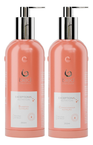 Kit Shampoo E Condicionador Exceptional Nutrition 250ml Bled