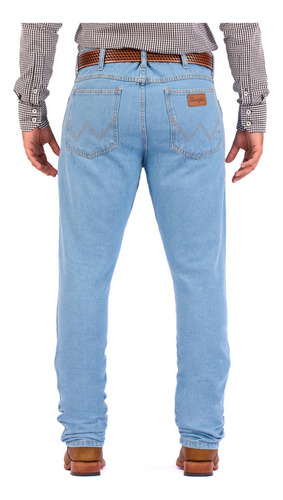 Calça Jeans Wrangler Masc. Delavê 100%algodão Tradicional