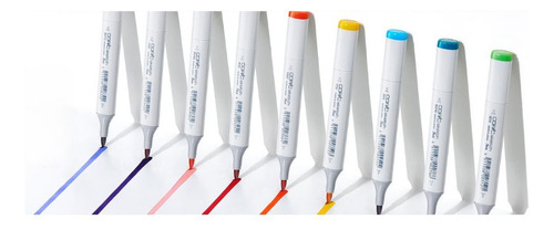 Caneta Marcador Copic Sketch 6 Cores Primarias Ponta Dupla Cor Sketch Cores Primarias