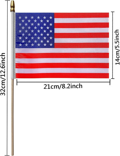 Banderas De América Latina Lovevc, 22 Países, 12.7x20.3cm