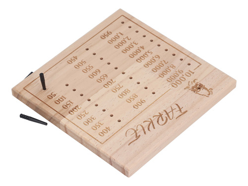 Bandeja De Dados De Madera Farkle Mejora Las Habilidades Mat
