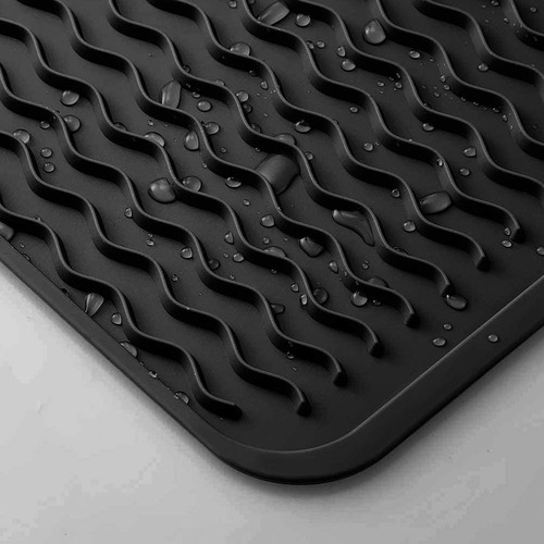Alfombrilla De Secado De Silicona Resistente Al Calor, Drena