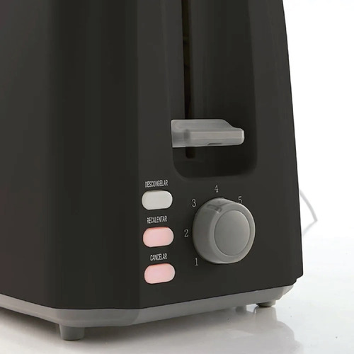Imagen 3 de 10 de Tostadora Eléctrica Smartlife Sl-to1301b 2 Panes 6 Niveles
