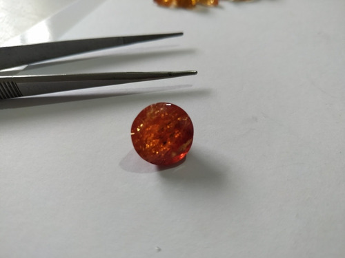 Topazio Imperial Natural Vermelho Extra Raro 10,5 Ct Vermelho