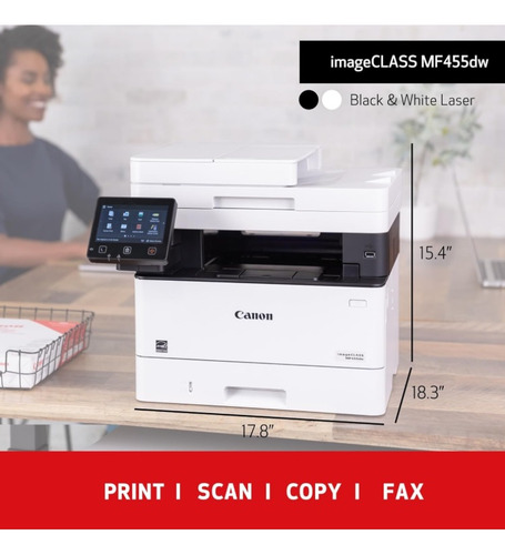 Canon Mf455dw Impresora Láser Monocromaticainalámbrica