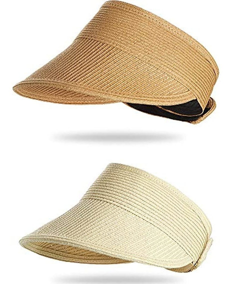 Harrhys 2 Piezas Sombreros De Playa Para Mujer Sombreros De 