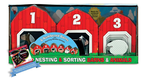 Melissa & Doug Barns & Animals: Nesting & Sorting Play Set B