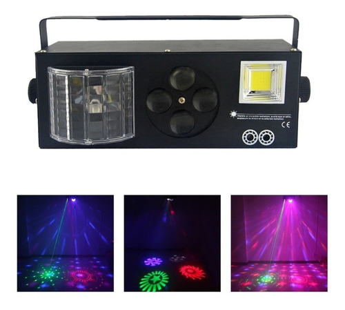 Barra De Luces Led 4 En 1 Luz Laser Eventos Dmx Iluminacion