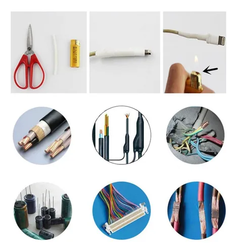. Termofit 328 Piezas Kit 8 Tamaños Termocontractil