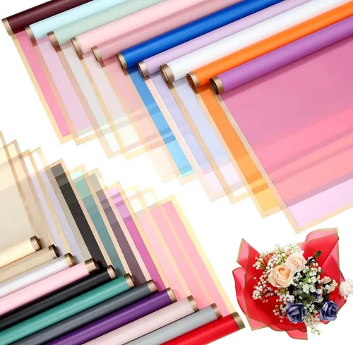 comprar Papel Coreano Koreano Envoltura Flores 20 Pliegos Flores