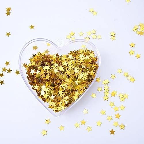 Confetti Mini Estrellas Doradas 6mm 30gr.