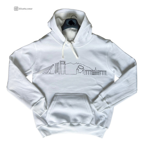 Sudadera Monterrey Linea Hoodie Capucha Casual Hombre Mujer