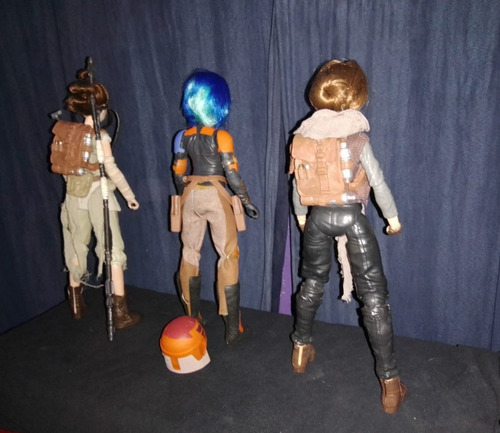 Star Wars Forces Of Destiny Lote De 3 Muñecas Rey Sabine Jin (Usado)
