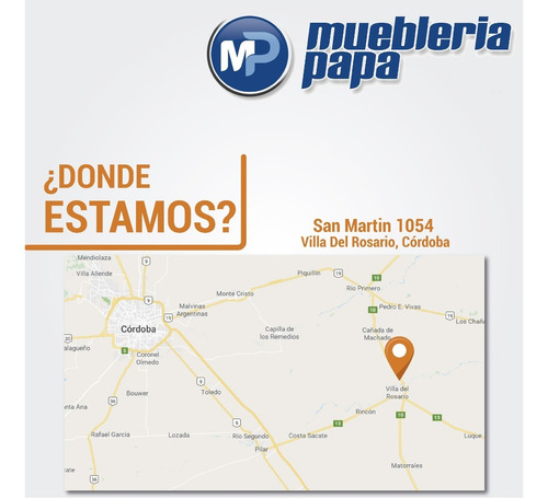Placard 3 Puertas 2 Cajones 0,90mts Blanco