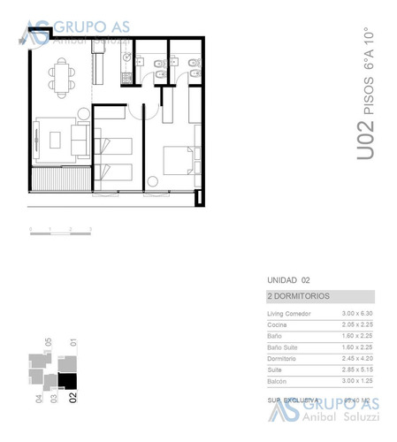 Torre Rich - Departamentos 2 Dorm. Con 2 Baños