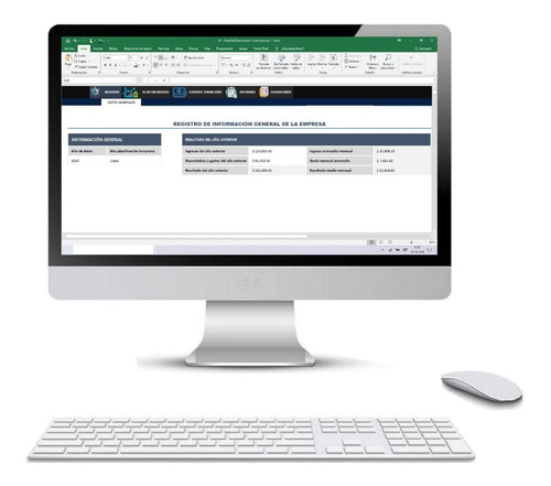 Plantilla Planificación Financiera Empresarial En Excel