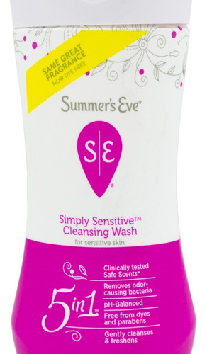 Summers Eve Jabón Intimo En Gel Femenino Simply Sensitive