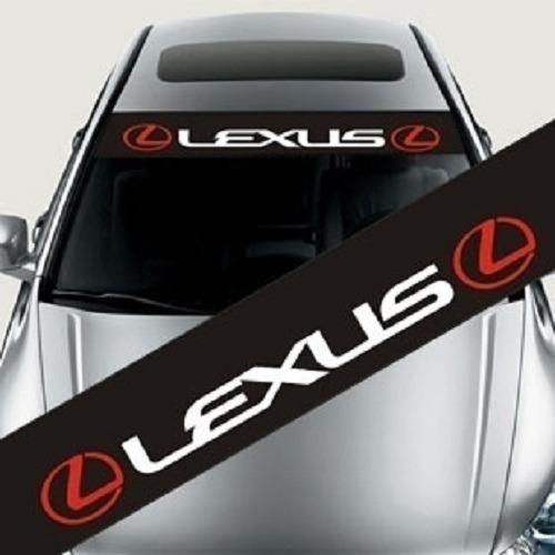 Vinilo Lexus Tires Franja Calcomanía Sticker Parabrisa