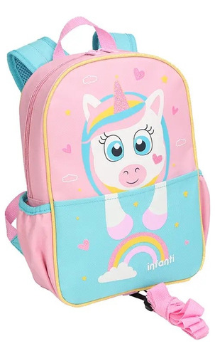 Mochila Con Arnés Infanti Unicornio