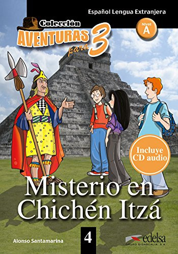 Libro Aventuras Para Tres 4 - Misterio En Chichen Itza - Niv