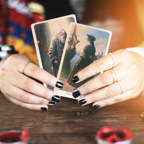 Barajas De Tarot Estándar Tarjetas De Juego De Adivinación D