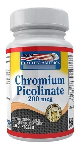 Chromium Picolinate 200 Mcg X 100 - Unidad a $40000