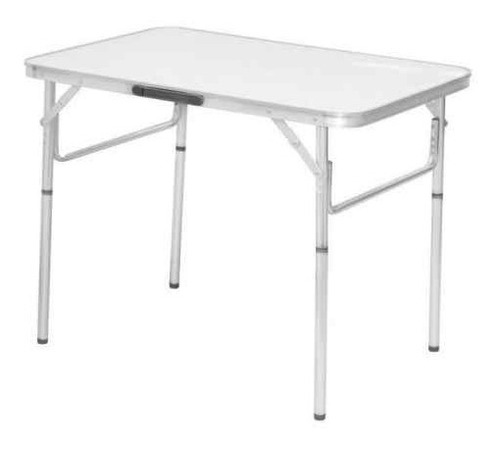 Mesa Dobrável Alumínio 90x60 Cm Vira Maleta Camping