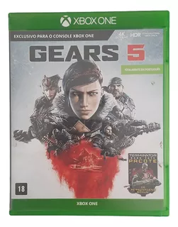 Jogo Gears 5 Xbox One Original Em Disco Mídia Física