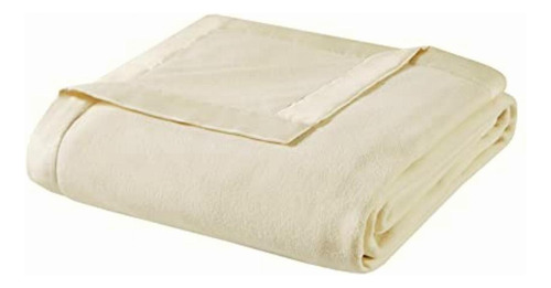 True North By Sleep Philosophy Bl51-0515 Blanket, Ivory