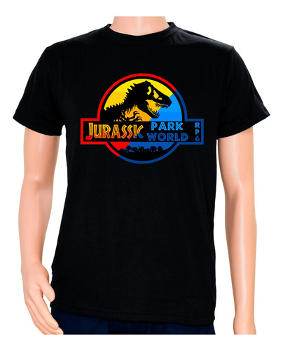 Remera Camiseta Adulto Dinosaurio Jurassic Park World 