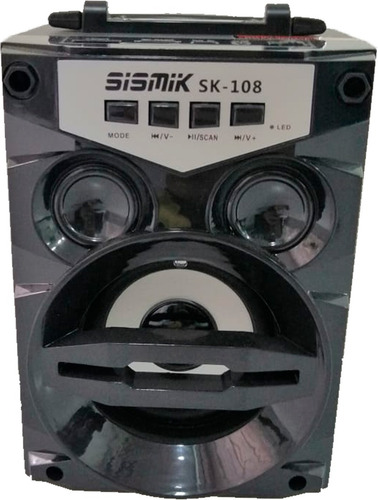 Sk-108 Sismik Sound Parlante Usb Bluetooth Sonido Inalambric