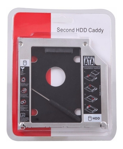 Caddy Slim 9.5mm Sata 3.0, 2.5 Hdd Ssd Cady Dvd Laptop