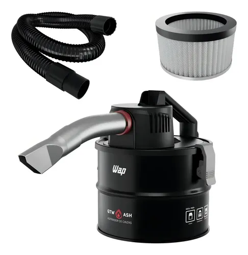 Aspirador De Cinzas Wap Gtw Ash Com Potencia De 1400w Filtro Hepa Sugador De Po Churrasqueira 127v