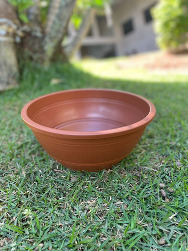 15x Vaso Cuia Grande Para Rosa Do Deserto 6,6 Litros Cor Terracota